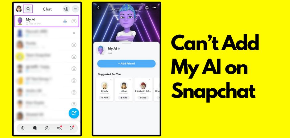 Why Won't It Let Me Add My AI on Snapchat 2