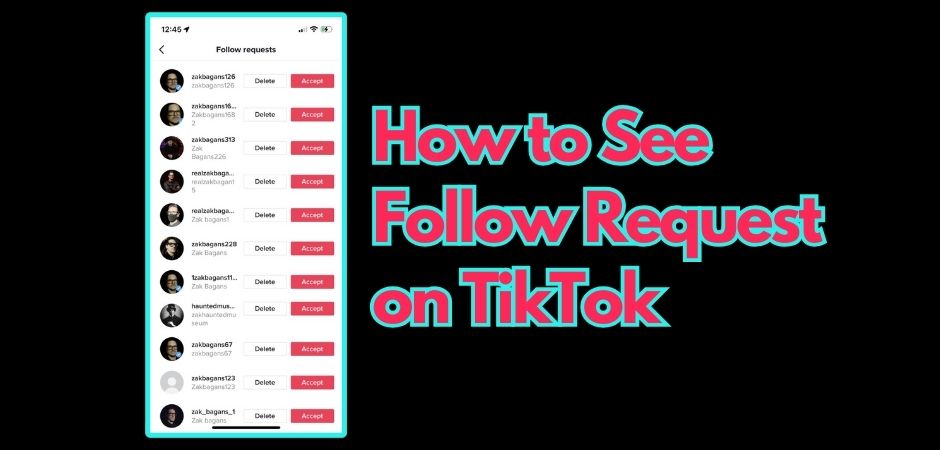 How to See Follow Request on TikTok