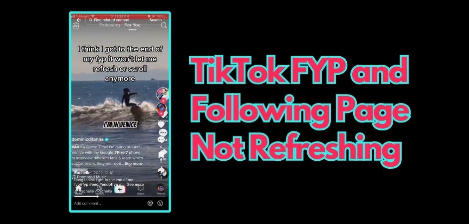 tiktok not refreshing