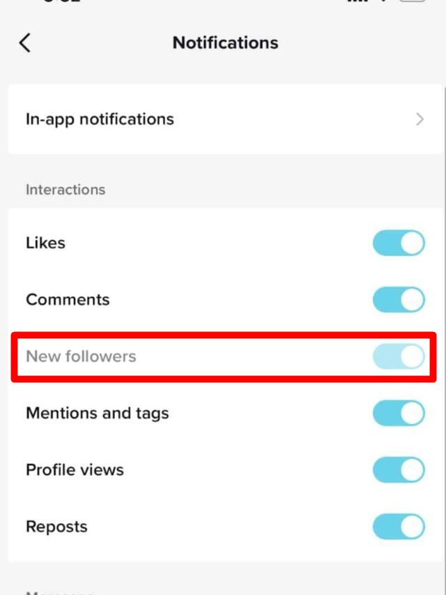 tiktok notification settings